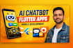 ai mobile app development ai chatbot flutter app development