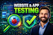 test and QA your website or app for bugs and usability