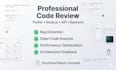 review your flutter, nodejs, or API code and improve quality