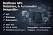api database and automation integration in budibase
