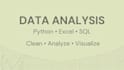 analyze your data using python