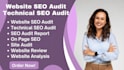 do website audit and technical SEO audit with full site audit