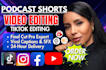 do tiktok video editing content creation final cut pro youtube podcast