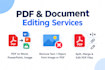merge, split, combine and edit your PDF files