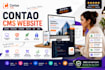 develop a german contao website, typo3 site, dsgvo, gdpr compliant