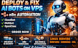 deploy setup fix clawdbot ai agent moltbot openclaw on vps with n8n automation