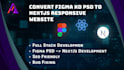 convert figma xd PSD to nextjs responsive website