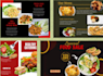 create a modern, clean, and elegant restaurant menu design