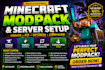 create fix custom minecraft city modpack forge fabric mods crash fix serversetup