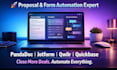 setup pandadoc,jotform,proposal,qwilr and quick base template