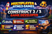 develop multiplayer construct 2,3  2d game,web game,html 5 game and fix bugs
