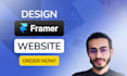 design and develop your website with framer, also convert figma to framer