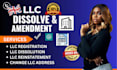do llc dissolve, llc reinstatement, close ein, llc amendment llc change address