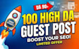 write and publish 10 guest post on da 90 high da guest posting