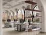 redesign office interior design, building layout cgi rendering,2d floor planning