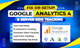 set up google ads conversion tracking, ecommerce tracking via and GTM ga4