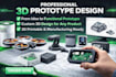 design professional 3d prototype and product design