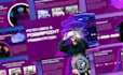 design pitch deck, powerpoint presentation, keynote slide , webiner presentation