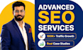 do advanced monthly SEO to rank your website and grow organic traffic