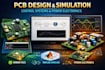 design pcb, simulate control systems and power electronics using matlab simulink