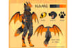 furry ref sheet anthro sfw or nsfw fursona ref sheet furry references sheet