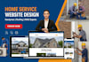 design a professional handyman, roofing, hvac home service website