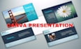 design, redesign pitch deck, powerpoint presentation, google slides and canva