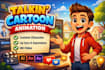 design and animate talking cartoon character in adobe