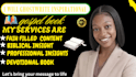 ghostwrite inspirational gospel books or devotionals for authors