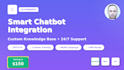 integrate ai chatbot with custom knowledge base on website