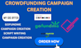 create indiegogo kickstarter gofundme crowdfunding campaign
