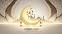 make ramadan opener and eid greetings logo animation video