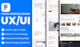 do figma website design, saas dashboards, UI UX design