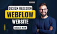 design responsive webflow website from figma, xd or PSD