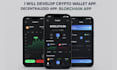 develop crypto wallet app decentralized app crypto exchange website loan app