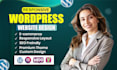 build wordpress website, design redesign wordpress website