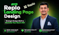 design cro focused shopify replo landing pages, product page