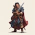 illustrate dnd character with fantasy style