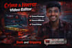 edit true crime and horror documentary videos for youtube