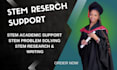 write stem research content and reports