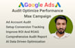 audit and optimize google ads performance max campaign setup conversion tracking