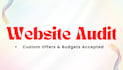 do a website UX audit and provide actionable improvements