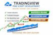 create tradingview pine script indicators, strategies, alerts, and trading