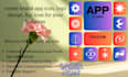 design app icon for android app and ios app