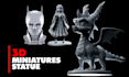 design premium 3d printable characters and miniatures
