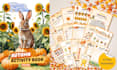 create a professional printable activity book and fun worksheets for kids