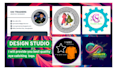 do eye catching logo design with creative concepts