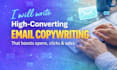 email copywriting and email sequence in 24 hours