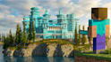 make cinematic minecraft thumbnail, art