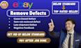 remove ebay transaction, late shipment defects and make account top rated